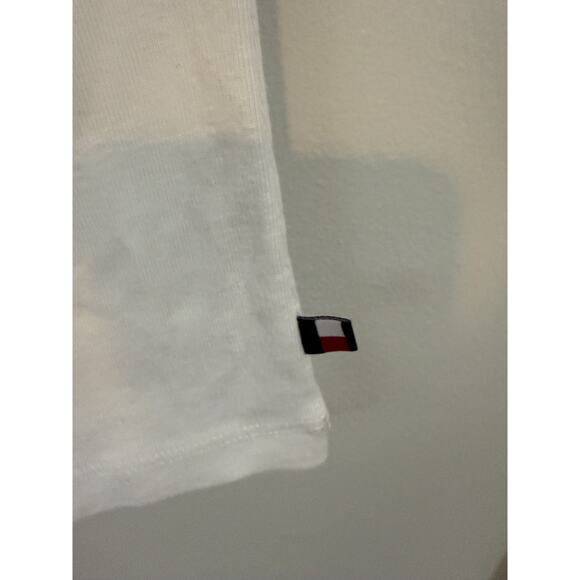 Tommy Hilfiger Solid Tank Top Y2K White Sz Large - Picture 4 of 8